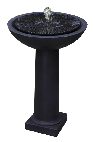 Equinox Birdbath Outdoor Garden Fountain Fountain Campania International
